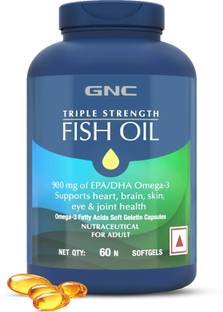 GNC Triple Strength Fish Oil - 1500 mg with 900 mg of EPA/DHA Omega 3s