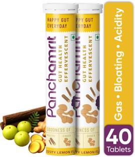 Panchamrit Gut Health Effervescent 40 Tablets| Colon Cleanse & Improves Digestion