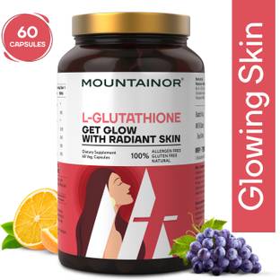 Mountainor L Glutathione 1000mg for Healthy, Brightening & Radiant Skin.