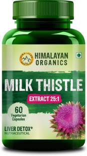 Vlado's Himalayan Organics Milk Thistle Extract Detox Supplement For Men & Women With 800Mg, Healthy Liver