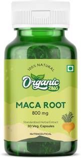 Organic Zing Maca Root Black, Red, Yellow | Ideal for Boost energy - 800 MG per Serving