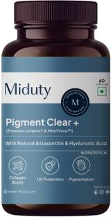 Miduty Pigment+ Skin Shield Anti-Aging & Skin Hydration Supplement with Ioniplex,