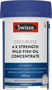 সুইসে 4X Strength Fish Oil-1800MG Omega 3 for Joint, Heart, Brain & Eye Health