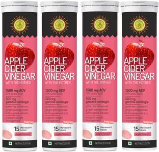JIVAN SHREE Apple Cider Vinegar Effervescent tablets for Weight Loss, with Mother -