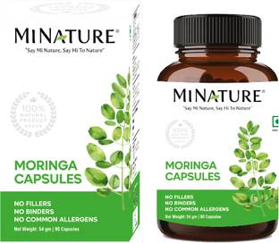 mi nature MINATURE Moringa Capsule| Drumstick| Moringa Oleifera| Sahjan| Shevga| 90 Caps