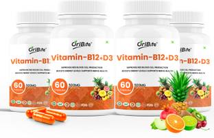 Oribite Vitamin-B12+D3 Capsules: Improves Red Blood Cell | Boosts Energy Levels