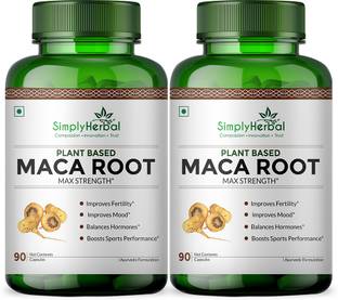 Simply Herbal Maca Root Extract 800 Mg Veg Capsules