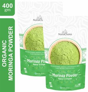 NutraChoice Organic Moringa Leaf Powder For Weight Loss, Powerful Vitamins & Antioxidants