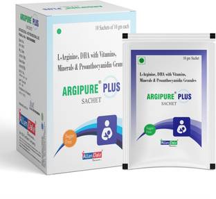 Allen Dale L-Arginine, DHA with Vitamin B6, Minerals & Proanthocyanidin (Pack of 10 sachet)