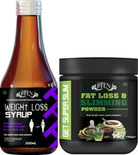 IBFEN Fat Loss Slimming Formula Weight Loss Powder & Syrup Combo | Men Women