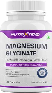 Nutrixtend Magnesium Glycinate For Muscle Recovery, Better Sleep & Stress Control