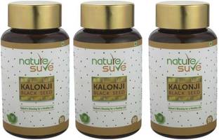 Nature Sure Premium Kalonji Tablets (Black Seed/ Nigella sativa) – 3 Packs