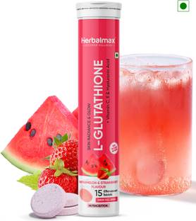 Herbal max L-Glutathione Skin Brightening Effervescent with Vitamin C&E |Clear pigmentation