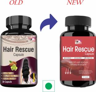 hajib Hair Rescue Capsule For Hair Strength Controls Hairfall Clinically Researched
