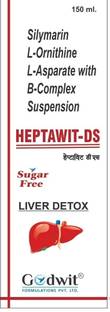 NUTRIGOD Heptawit ds Liver Detox syrup sugar free liver tonic