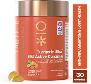 Nutriburst Turmeric Ultra Gummies with Curcumin for Joint Health
