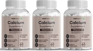 RediClinic Calcium + D3 Tablet | Better Absorption Of Calcium, Joint Health & Immunity