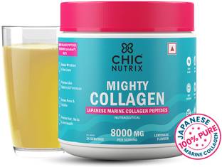 Chicnutrix Marine Collagen - 8g Japanese Collagen Powder, Anti-ageing, Tight, Youthful Skin