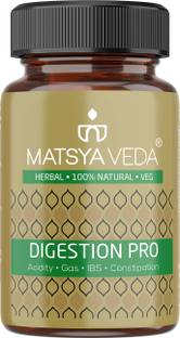 MATSYAVEDA Digestion Pro, Ayurvedic Supplement for IBS, Acidity, Constipation & Gas