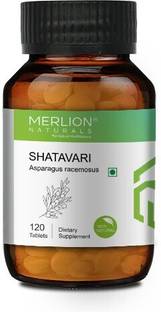 Merlion Naturals Shatavari Tablets (Asparagus racemosus), Pure Herbs 500mg x 120 Tablets