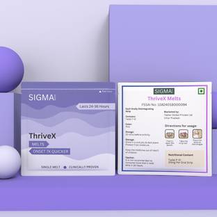 SIGMA GUYS ThriveX Melts Helps Increase Performance & Strength | For Men