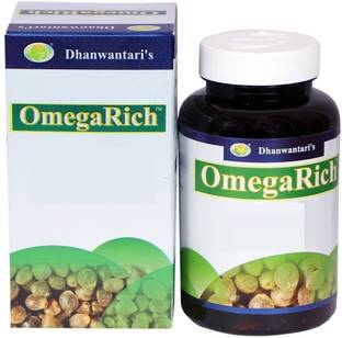 Dhanwantari's ImmuRich Omega Rich Capsule 90soft gels