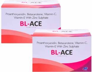 BL ACE BLACE Multivitamin Tabletwith PROANTHOCYNIDIN,VIT.C&E,BETACAROTENE,&ZINCSULPHATE