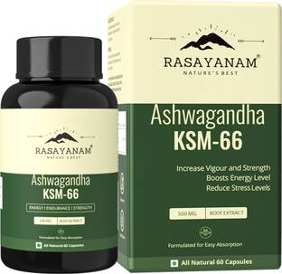 Rasayanam Ashwagandha KSM-66 |Support Strength & Energy| Stress Relief