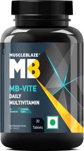 MUSCLEBLAZE Multivitamin with Immunity Boosters and Digestive Enzymes, 100% RDA of Vitamin C