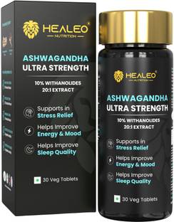 healeo Ashwagandha Ultra Strength 710mg | 10% Withanolides, 20:1 Concentrated Extract