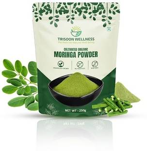 Trisoon Wellness Organic Moringa Leaf Powder| Good for Energy, Immunity, Digestion Hair & Skin