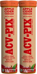 acv-pix APPLE CIDER VINEGAR EFFERVESCENT TABLET WITH MOTHER,VIT B6 & B12