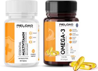 RELOAD NUTRITION Multivitamin + Fish Oil (60 Capsules)