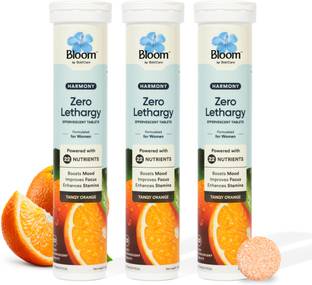Bloom Multivitamin Effervescent Tablet for Women | Ginseng & 22 Vitamins