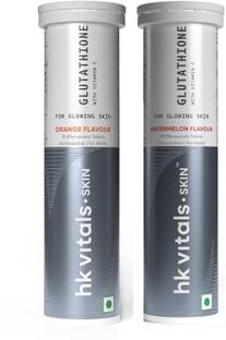 HEALTHKART HK Vitals Glutathione Skin Glow Effervescent Tablets with Vitamin C & E