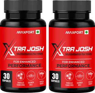 Maxfort natural Xtra josh for man muscle building capsule | stamina | energy