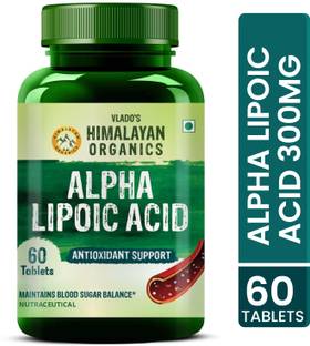 Vlado's Himalayan Organics Alpha Lipoic Acid 300mg Healthy Blood Sugar, Antioxidant Heart Functioning