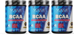 Vogue Wellness BCAA Supplement for Energy, Muscle Recovery & Endurance BLUE RASBERRY