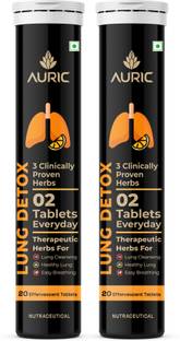 Auric Lung Detox Supplement With Natural Blend of NAC (N acetyl L cysteine)