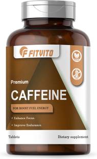 Fitvito Caffeine 200mg Supports Focus, Energy, Endurance Tablets (K47)
