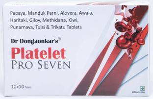 ROOT CURE ORGANICS Platelet Pro Seven | With Content Papaya, Manduk Parni,Methi Dana,Kiwi & Punarnava