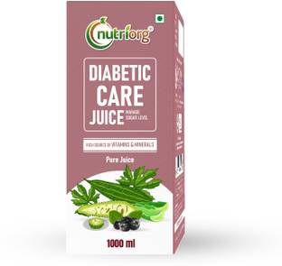 Nutriorg Sugar Care Juice | Control Blood Glucose Level | For Diabetic Patients