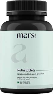 mars by GHC Biotin Tablets For Glowing Skin With Vitamin B7, Vitamin C and Vitamin E