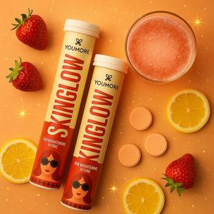 YOUMORE Glow Tablet 500mg Japanese Glutathione & Vitamin C for Glowing and Radiance Skin