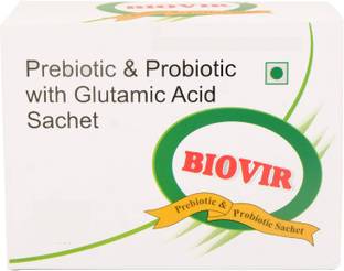 Virgo Healthcare Biovir - 25 Sachets | Saccharomyces Boulardii Prebiotic & Probiotic