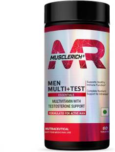 MUSCLERICH Men Multi+Test (Multivitamin with Testosterone Support)