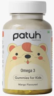 PatuhHealthCare Omega 3 Gummies For Kids Immunity, Healthy Heart And Brain Health