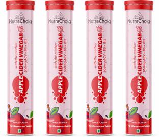NutraChoice Apple Cider Vinegar with Mother -60 Effervescent Tablets for Weight Loss Vinegar