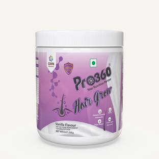 PRO360 Hair Grow Protein Dietary for Healthier Thicker and Shinier Hair - Vanilla Flavour