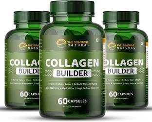 THE SUNSHINE NATURAL Collagen Builder Support Supplement for Skin Glow, Anti-Ageing & Skin Radiance